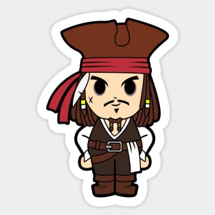 Jack Sparrow Chibi Sticker